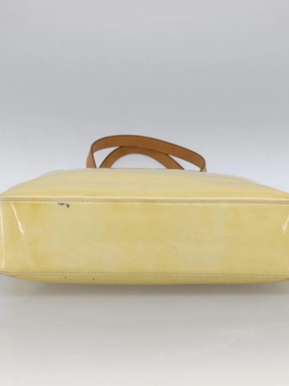 LOUIS VUITTON Monogram Vernis Brentwood Shoulder Bag Perle M91512 LV Auth ka2652 - Picture 9 of 15